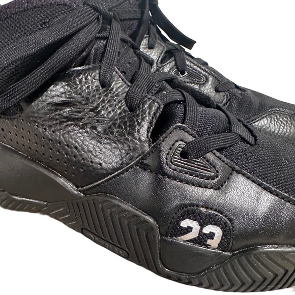 Nike Air Jordan Stay Loyal 2 Black & Silver Leather Sneaker Shoes 23, US 8.5 EUC - Picture 10 of 17